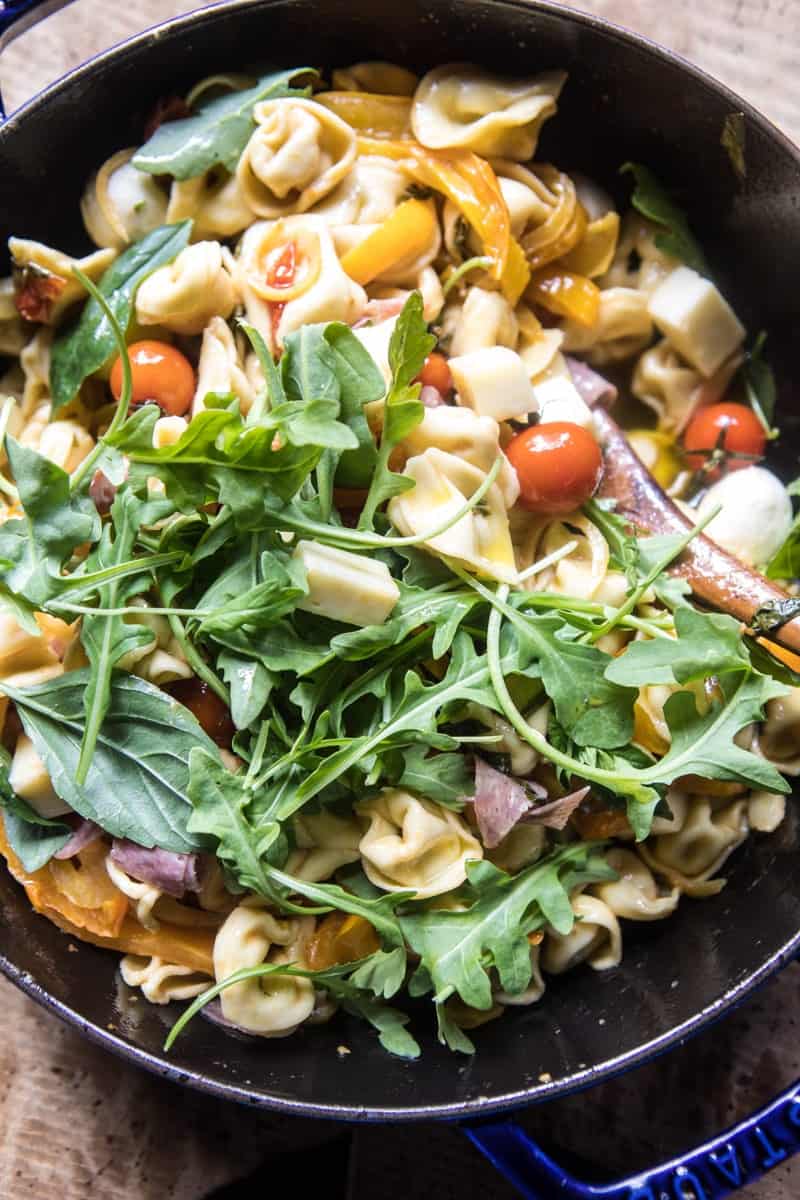 Italian Tortellini Pasta Salad | halfabkedharvest.com @hbharvest
