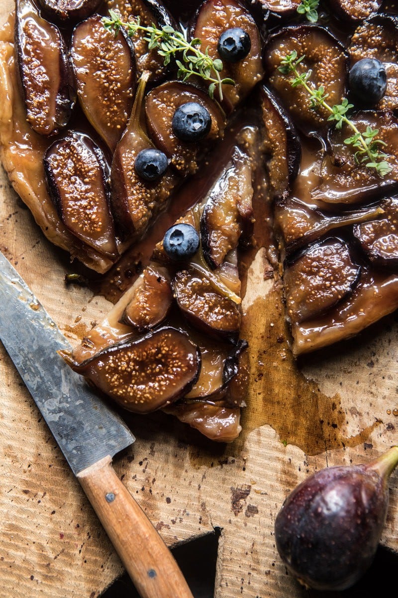 Maple Fig Tarte Tatin | halfbakedharvest.com @hbharvest