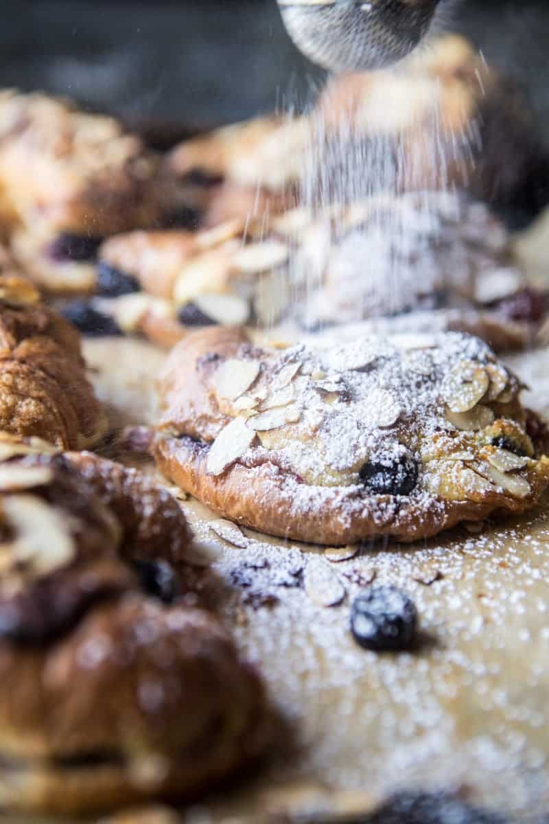 Mixed Berry Almond Croissants | halfbakedharvest.com @hbharvest