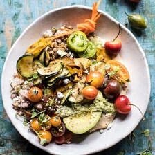 Summer Harvest Veggie and Avocado Quinoa Bowl | halfbakedharvest.com @hbharvest