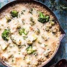 Chicken Broccoli Cheddar Quinoa Casserole | halfbakedharvest.com @hbharvest