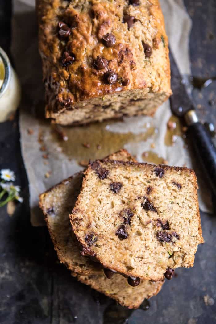 Chocolate Chip Olive Oil Zucchini Banana Bread | halfbakedharvest.com @hbharvest