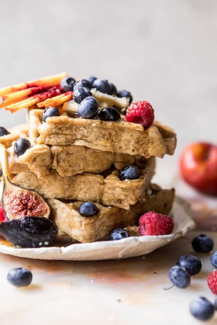 Freezer Friendly Whole Grain Waffles | halfbakedharvest.com @hbharvest