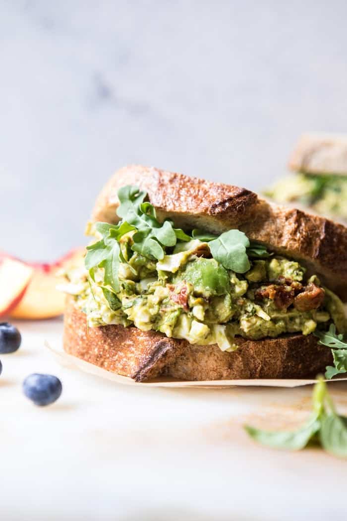 Mediterranean Avocado Chicken Salad | halfbakedharvest.com @hbharvest