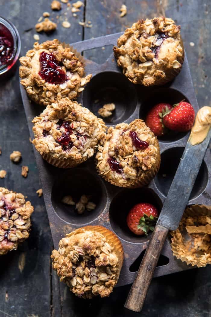 PB&J Oat Streusel Muffins | halfbakedharvest.com @hbharvest