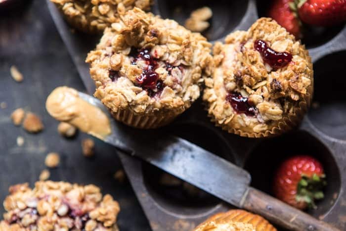 PB&J Oat Streusel Muffins | halfbakedharvest.com @hbharvest