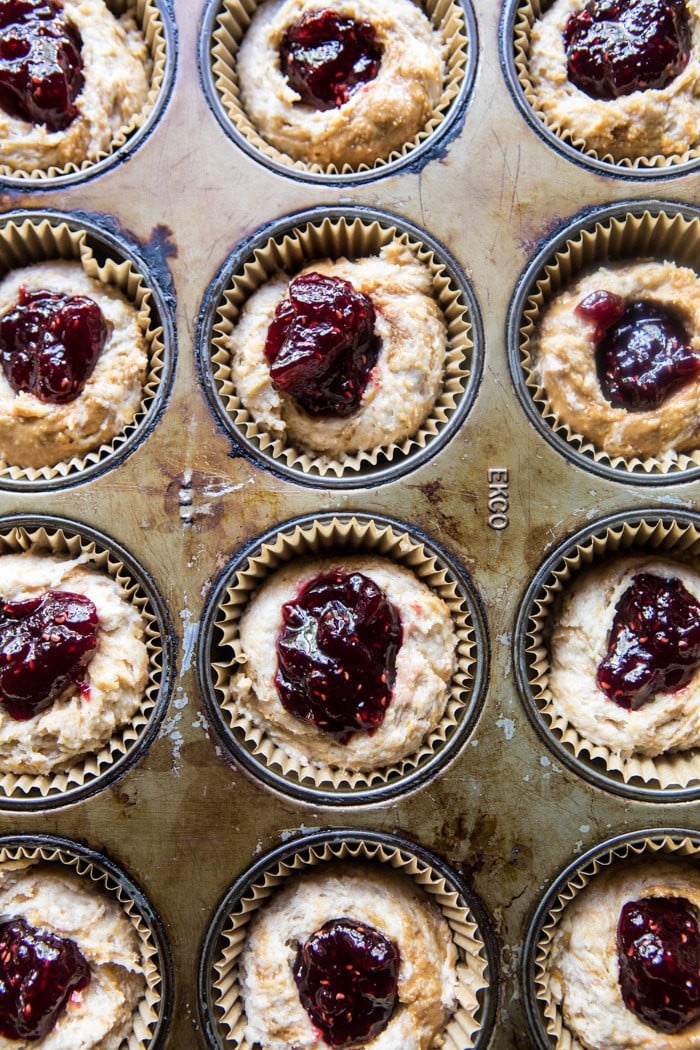 PB&J Oat Streusel Muffins | halfbakedharvest.com @hbharvest