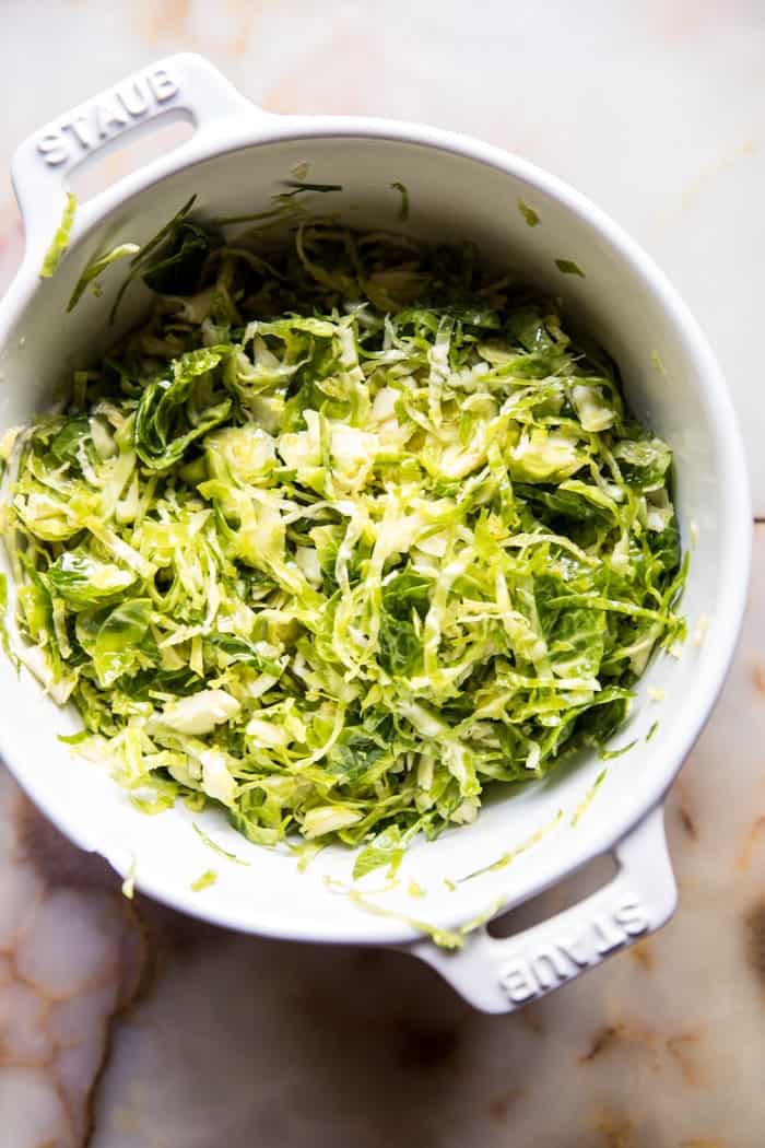 Brussels Sprout Mushroom Pizza with Crispy Prosciutto and Sage | halfbakedharvest.com @hbharvest