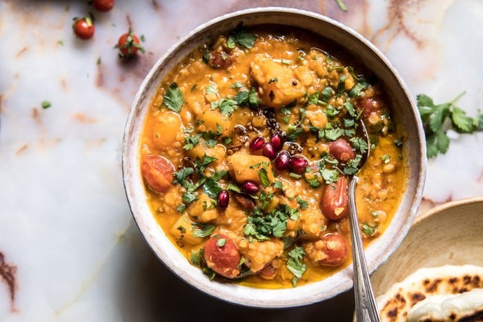 Harvest Tomato and Butternut Squash Dal | halfbakedharvest.com @hbharvest