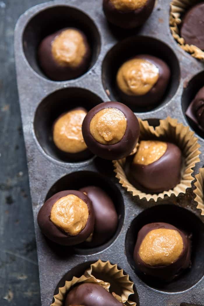 Healthy 5 Ingredient Buckeyes | halfbakedharvest.com @hbharvest