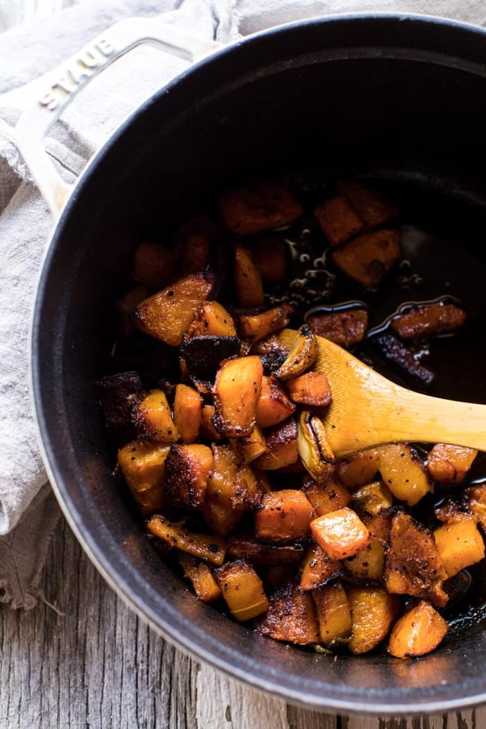 Butternut Squash and Brie Soup with Crispy Pancetta | halfbakedharvest.com @hbharvest