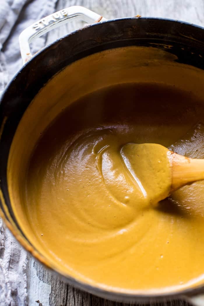 Butternut Squash and Brie Soup with Crispy Pancetta | halfbakedharvest.com @hbharvest