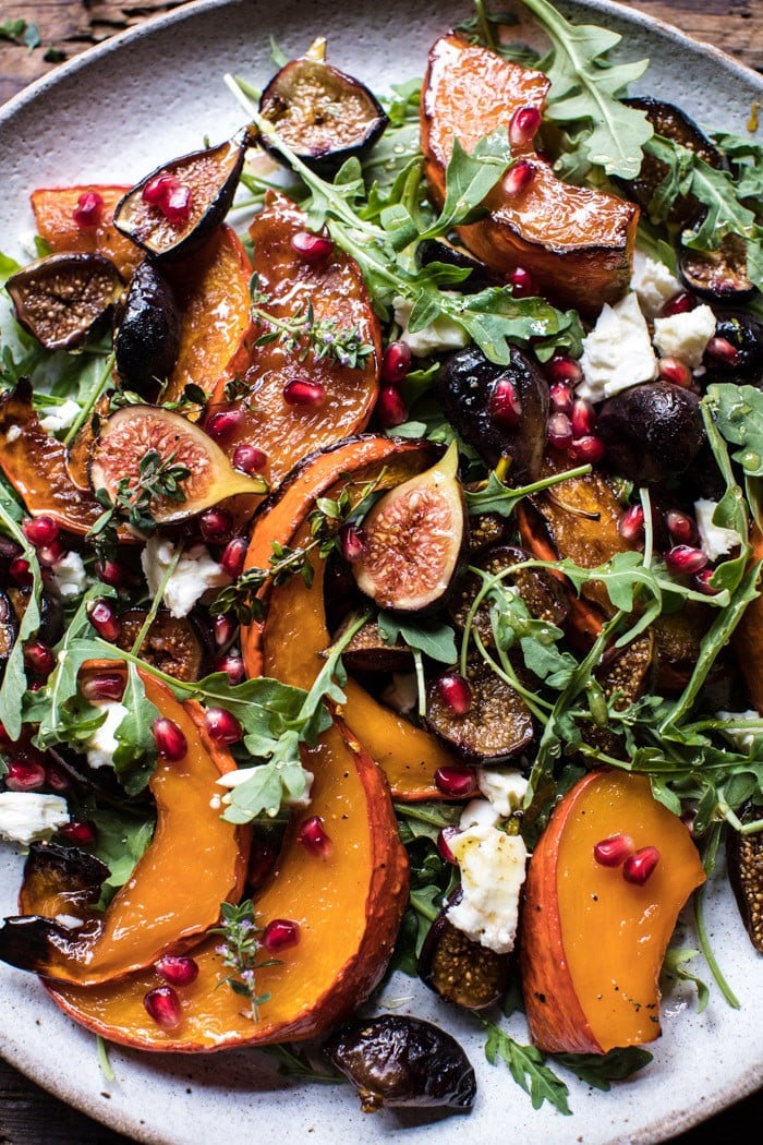 Roasted Squash, Caramelized Fig, and Feta Salad | halfbakedharvest.com @hbharvest