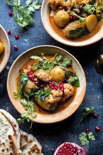 Slow Cooker Potato and Cauliflower Curry | halfbakedharvest.com @hbharvest