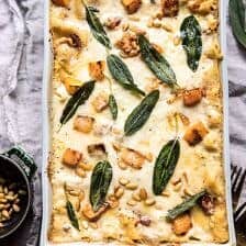 Butternut Squash and Sun-Dried Tomato White Lasagna | halfbakedharvest.com @hbharvest