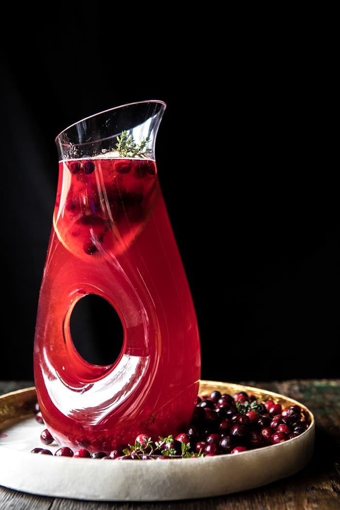 Cranberry Thyme Spritz | halfbakedharvest.com @hbharvest