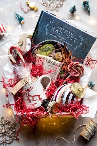 Santa's Hot Chocolate Cookbook Gift Box | halfbakedharvest.com @hbharvest