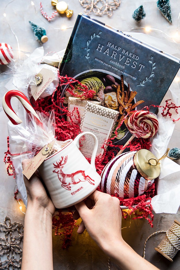 Santa's Hot Chocolate Cookbook Gift Box | halfbakedharvest.com @hbharvest