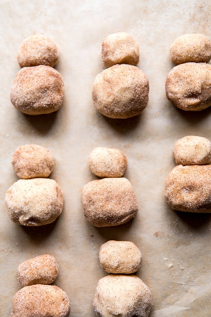 Eggnog Frosted Chai Snickerdoodle Snowmen | halfbakedharvest.com @hbharvest