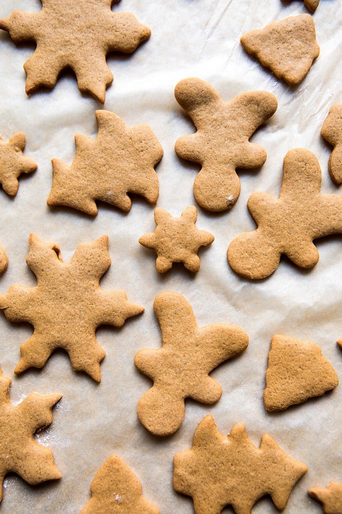 Gingerbread Snowglobe Place Setting | halfbakedharvest.com @hbharvest