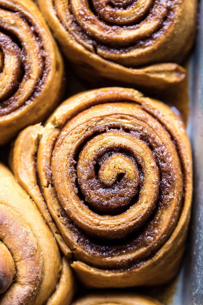 Overnight Gingerbread Cinnamon Rolls | halfbakedharvest.com @hbharvest