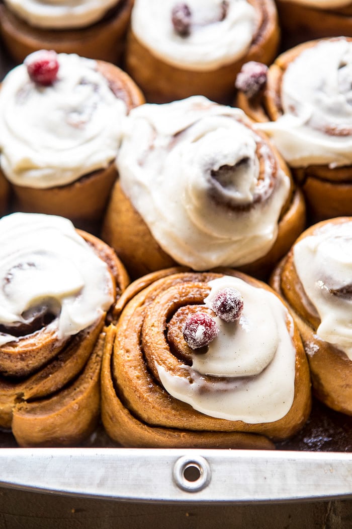 Overnight Gingerbread Cinnamon Rolls | halfbakedharvest.com @hbharvest