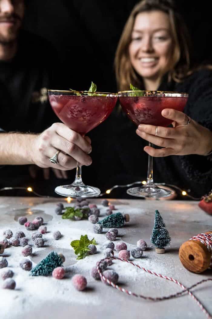 Rudolph's Rockin' Pomegranate Jingle Juice Punch | halfbakedharvest.com @hbharvest