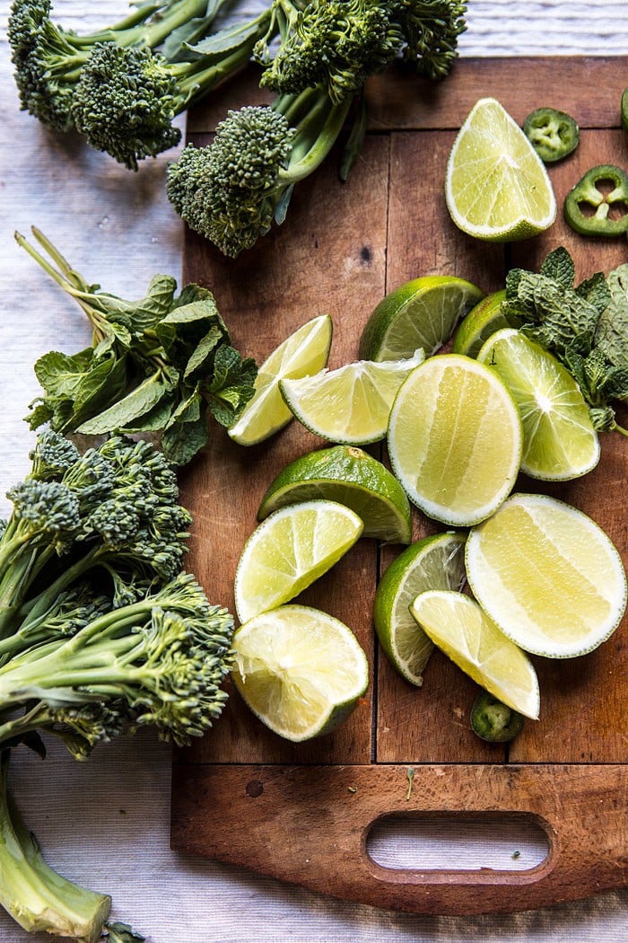20 Minute Peanut Noodle Soup with Lime Mango | halfbakedharvest.com @hbharvest
