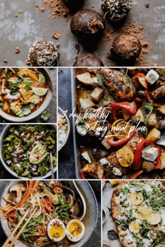 7 Day Healthy Eating Meal Plan | halfbakedharvest.com @hbharvest