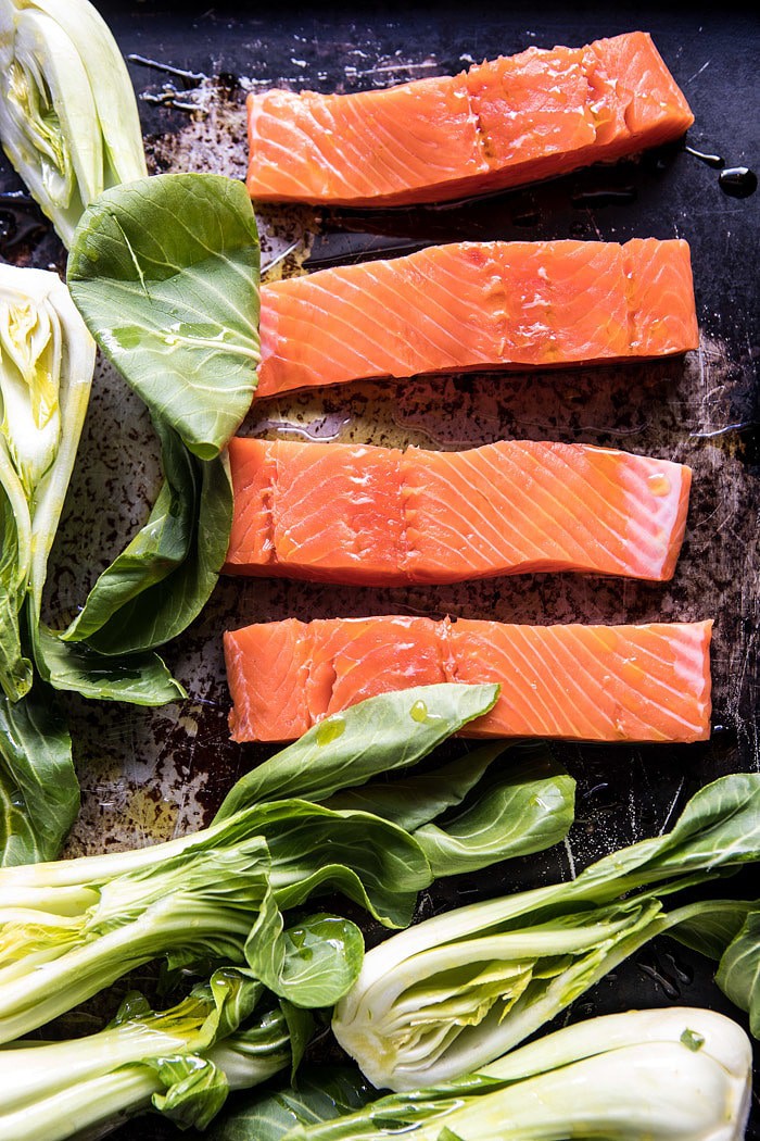 Roasted Sweet Potato and Salmon Soba Noodle Bowl | halfbakedharvest.com @hbharvest