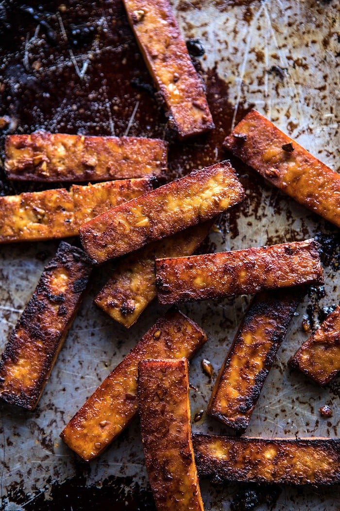 Superfood Bibimbap with Crispy Tofu | halfbakedharvest.com #vegan #healthy #korean #bowl #recipes