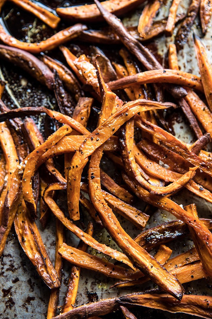 Ricotta Naan with Fried Egg and Sweet Potato Fries | halfbakedharvest.com #brunch #recipes #healthy