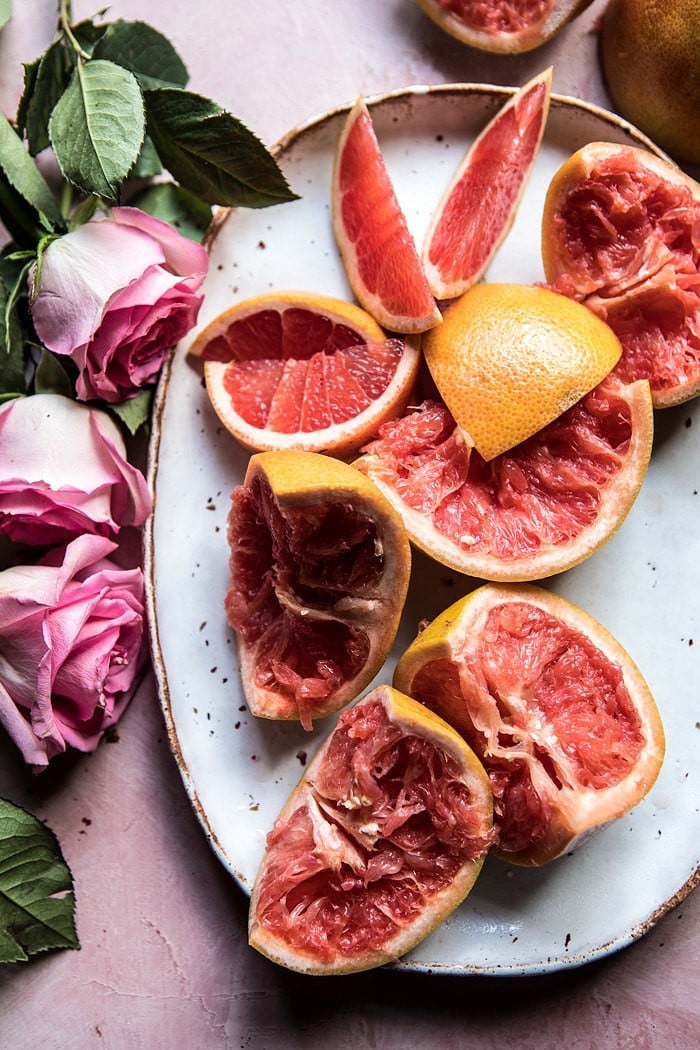Rose and Ginger Paloma | halfbakedharvest.com #valentinesday #drink #cocktail #recipes