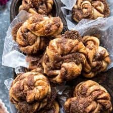 Easiest Cinnamon Crunch Knots | halfbakedharvest.comm #quick #easy #recipe #brunch