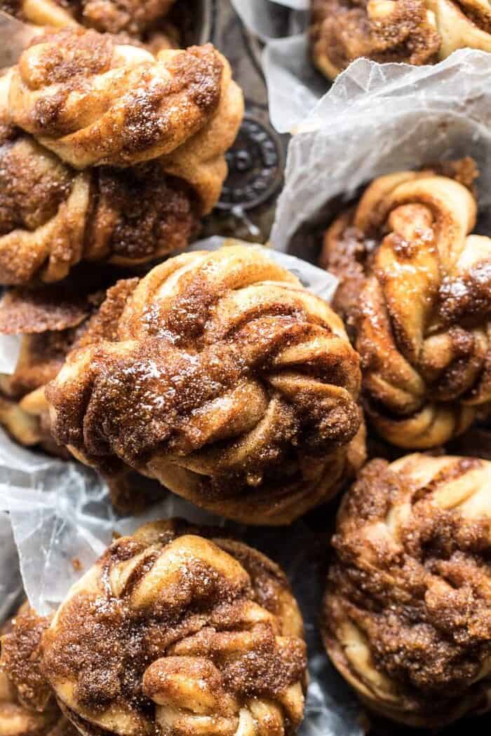 Easiest Cinnamon Crunch Knots | halfbakedharvest.comm #quick #easy #recipe #brunch