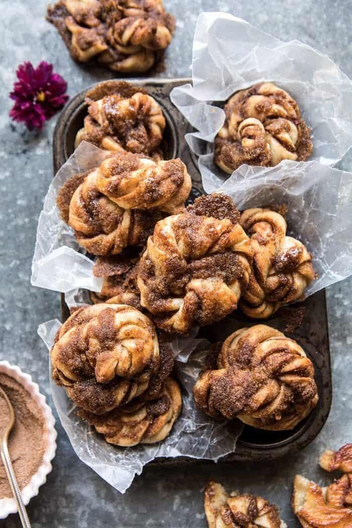Easiest Cinnamon Crunch Knots | halfbakedharvest.comm #quick #easy #recipe #brunch