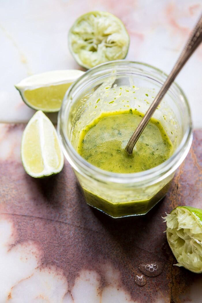 Chipotle Lime Chicken and Sweet Potato Salad with Jalapeno Vinaigrette | halfbakedharvest.com #mexcian #salad #healthy #chicken