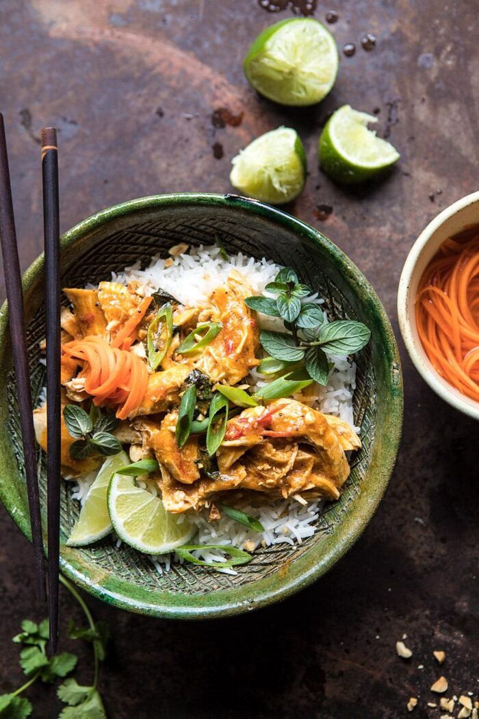 Instant Pot Thai Lemongrass Chicken | halfbakedharvest.com #instantpot #chicken #healthy #easy