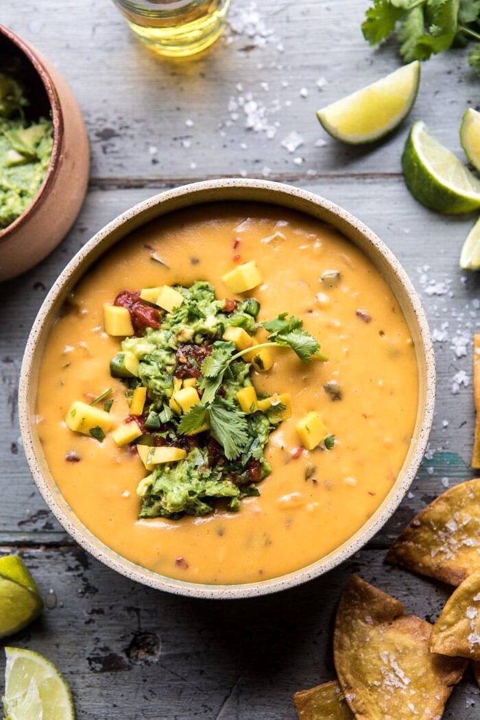 The Best Jalapeno Queso | halfbakedharvest.com #Mexican #cheese #cincodemayo