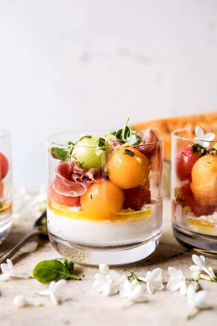 Melon Caprese Salad | halfbakedharvest.com #summerrecipes #caprese #healthy #buratta Melon Caprese Salad | halfbakedharvest.com #summerrecipes #caprese #healthy #buratta
