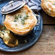 Turkey and Wild Rice Pot Pie | halfbakedharvest.com #potpie #turkey #fall #easyrecipes