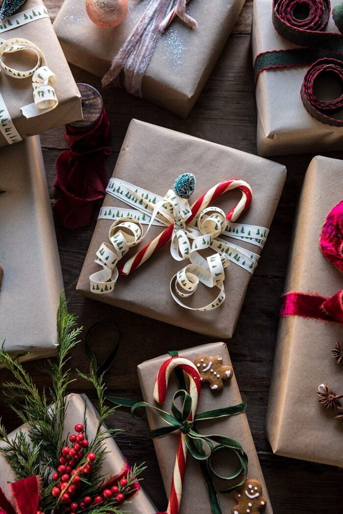 Christmas Gift Wrapping Ideas | halfbakedharvest.com #holiday #DIY #crafts #christmas