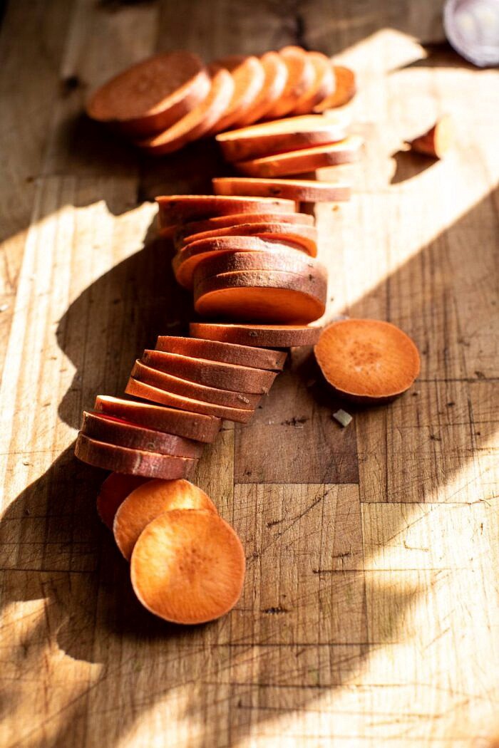 raw sweet potatoes