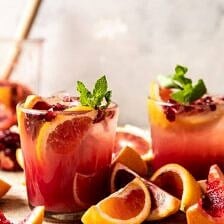 Winter Citrus Tequila Smash | halfbakedharvest.com #citrus #cocktail #healthyrecipes #drinkrecipes