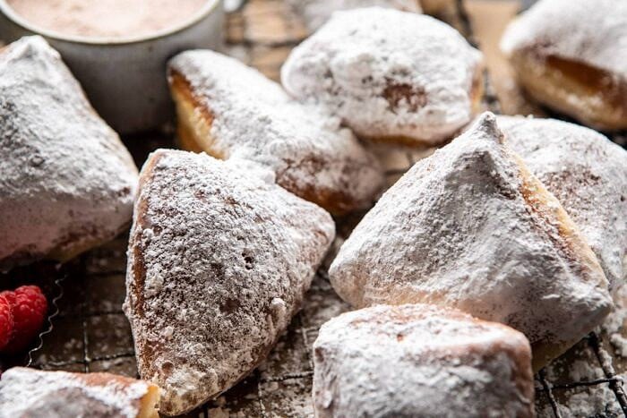 horizontal photo of Easiest Cinnamon Buttermilk Beignets 