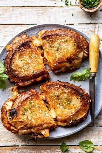 Kimchi Grilled Cheese | halfbakedharvest.com #grilledcheese #easyrecipes #korean