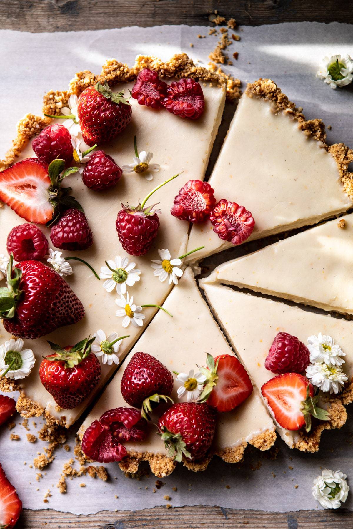 No Fuss Lemon Tart | halfbakedharvest.com #lemontart #dessert #summer #nobake #easyrecipes