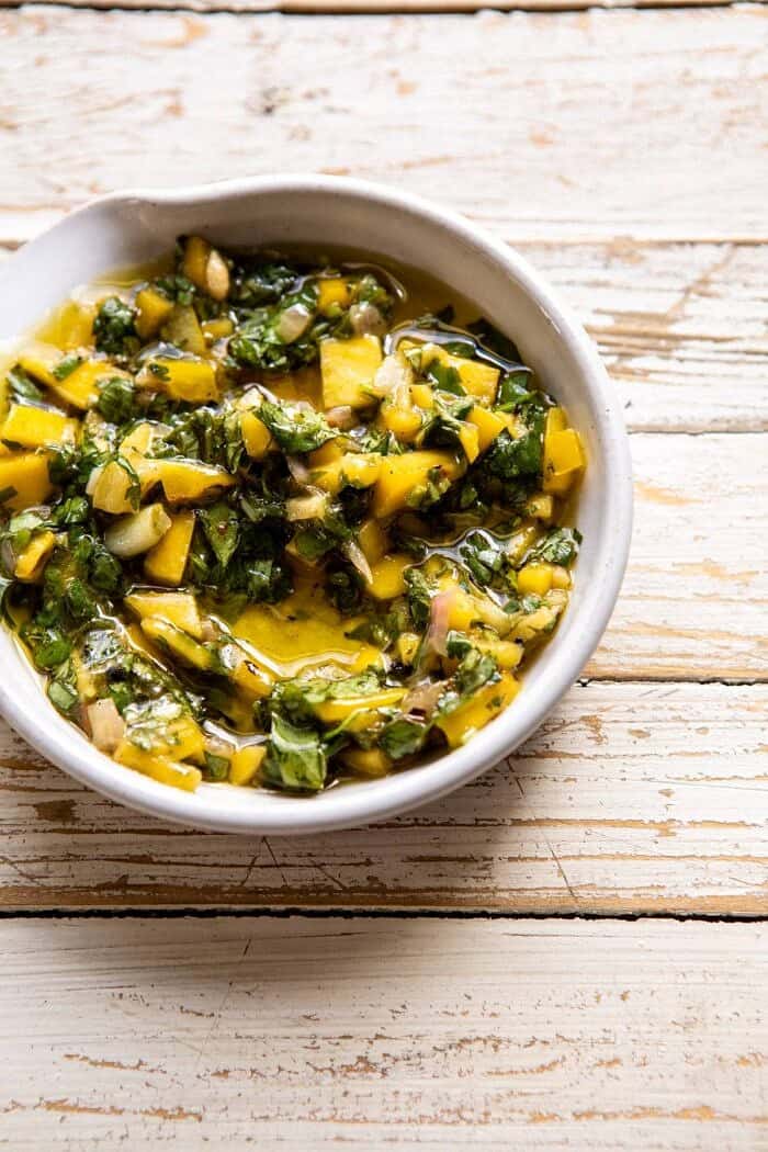 Charred Mango Salsa Verde
