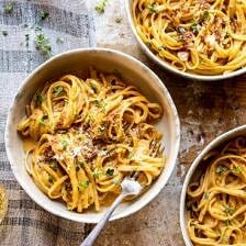 Creamy Butternut Squash Alla Vodka Pasta | halfbakedharvest.com #butternutsquash #pasta #fallrecipes #autumnrecipes