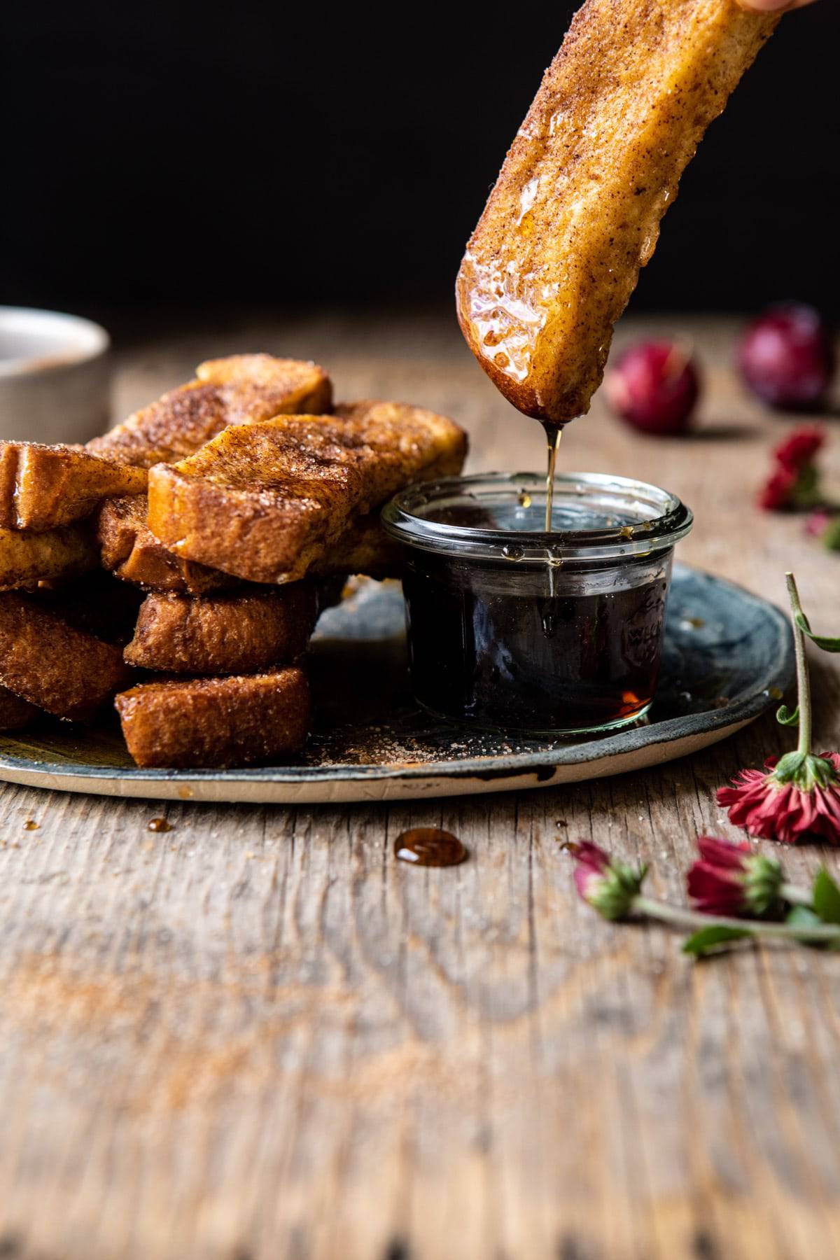 Cinnamon Sugar French Toast Sticks | halfbakedharvest.com @frenchtoast #easyrecipes #breakfast #cinnamonsugar